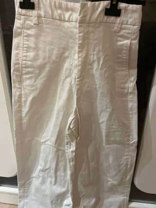 Pantalon talla XS zara Blanco
