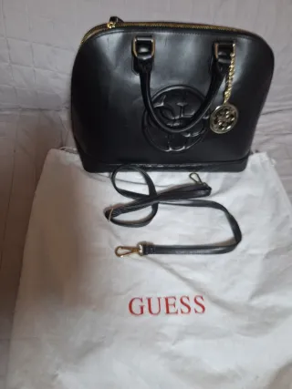 Borsa bauletto Guess nera
