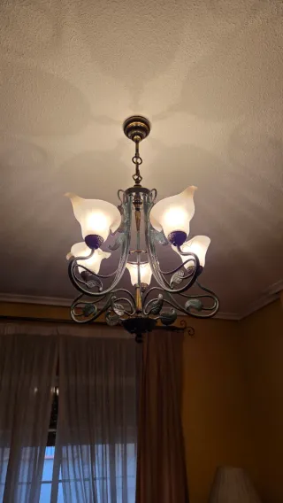 Lámpara de techo estilo Art Nouveau