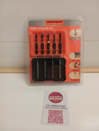 Juego Extractor Tornillos Werckmann profesional