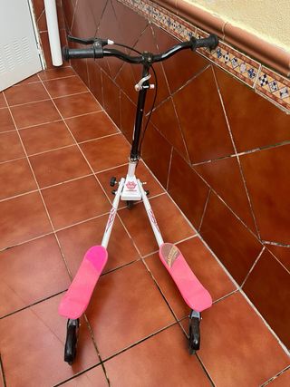Patinete 3 ruedas rosa