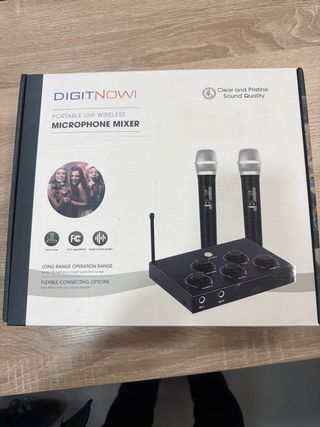 2 Micrófonos Inalámbricos UHF DIGITNOW!