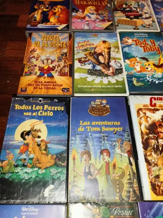 Lote Películas VHS Disney y Clásicos
