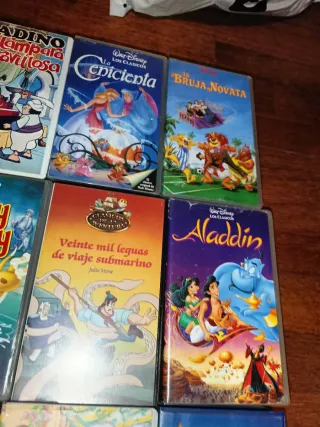 Lote Películas VHS Disney y Clásicos
