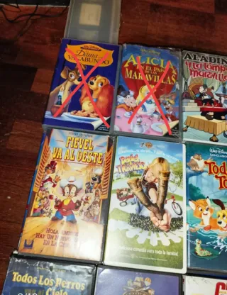 Lote Películas VHS Disney y Clásicos