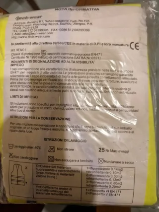 Gilet alta visibilità M/XL