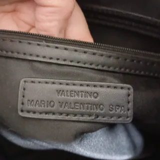 Bolso Tote Valentino Marrón y Negro