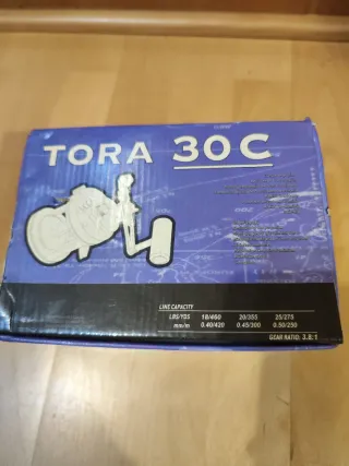 Carrete Pesca Tora 30C Grafito Curricán