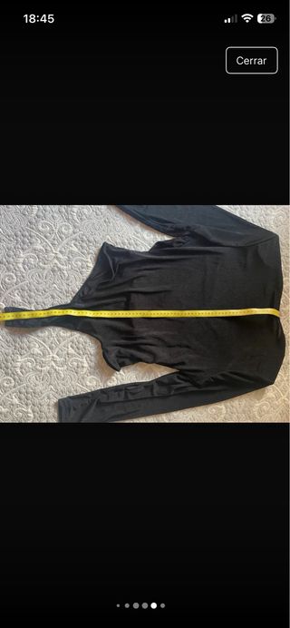 Body fiesta drapeado manga larga