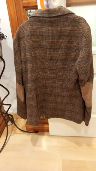 Traje chaqueta y falda cuadros