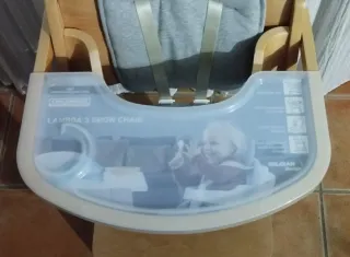 Trona Evolutiva Lambda 3 Childhome con cojines.