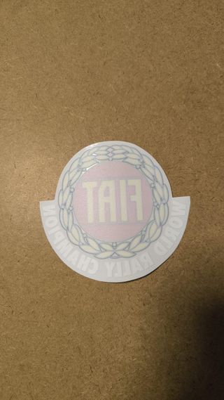 Adhesivo FIAT World Rally Champion