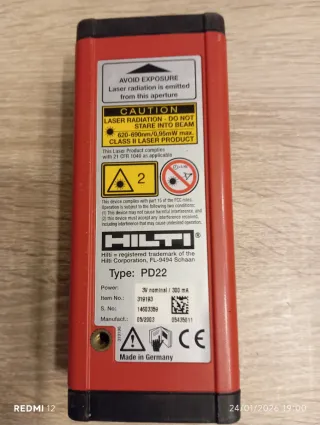 Medidor Láser HILTI PD 22