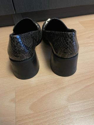 Zapatos Zara efecto piel de cocodrilo