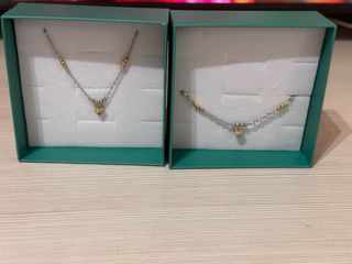 Set collana e bracciale Emyli oro e argento