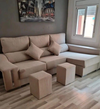 Sofás chaise longue nuevos con almacenamiento