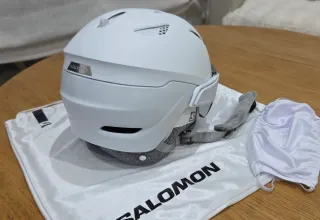 Casco Salomon Mirage Blanco, visera fotocromatica