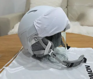 Casco Salomon Mirage Blanco, visera fotocromatica