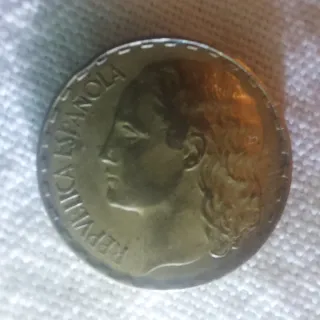 Peseta 1937 República Española