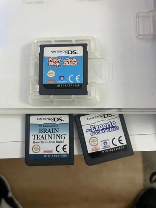 Lote 3 Juegos Nintendo DS: Puppy Palace, Brain Tra