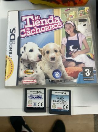 Lote 3 Juegos Nintendo DS: Puppy Palace, Brain Tra