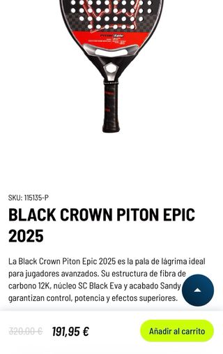 BLACK CROWN PITON EPIC 2025
