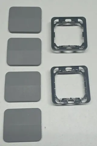 Simón 75 gris - Teclas y Cerquillos intermedios