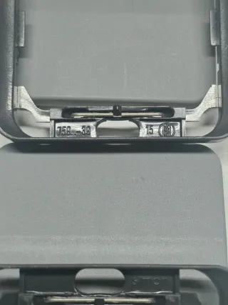 Simón 75 gris - Teclas y Cerquillos intermedios