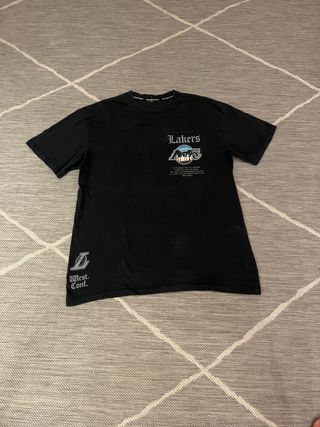 Camiseta Los Angeles Lakers Negra New Era