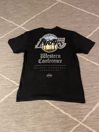 Camiseta Los Angeles Lakers Negra New Era