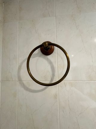 Conjunto Muebles Baño Madera y Mármol