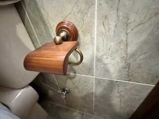 Conjunto Muebles Baño Madera y Mármol