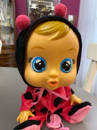 Bebé Llorón con traje de mariquita
