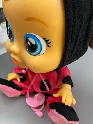 Bebé Llorón con traje de mariquita