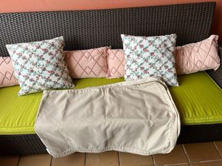 Conjunto Muebles Jardín Ratan Marrón