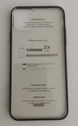 Funda Moshi Vitros iPhone 11 Pro Max Transparente