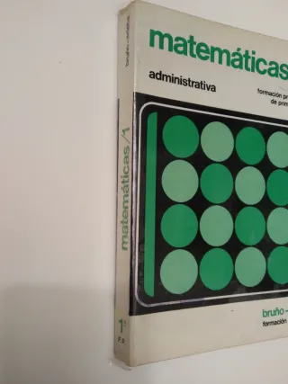 libro FP-1 antiguo Matemáticas 1