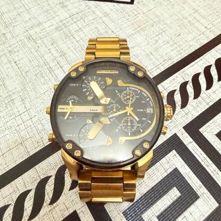 Reloj Diesel Dorado y Negro