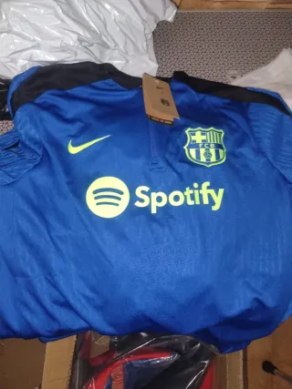 Chándal FC Barcelona Nike Azul y Negro