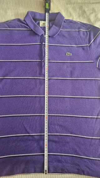 Polo Lacoste Morado Talla 5 (M-L)