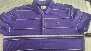 Polo Lacoste Morado Talla 5 (M-L)