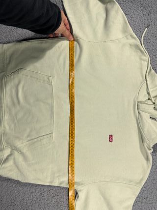 Felpa Levi's verde con cappuccio