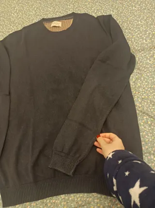 Jersey azul marino de punto