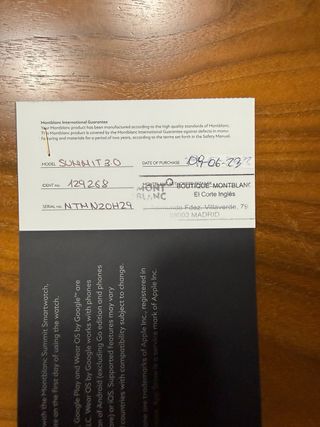 Reloj Montblanc Summit 3.0 Smartwatch