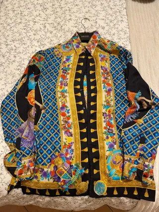 Camicia in seta Leonard Multicolor in buonissimo s