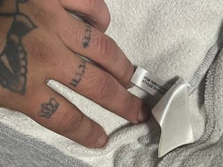 Casaco Lacoste Cinzento com Capuz