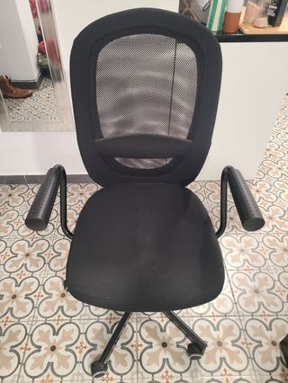 Silla de trabajo FLINTAN Ikea Negra