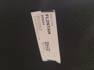 Silla de trabajo FLINTAN Ikea Negra