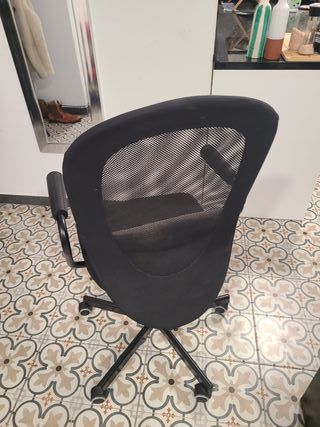 Silla de trabajo FLINTAN Ikea Negra