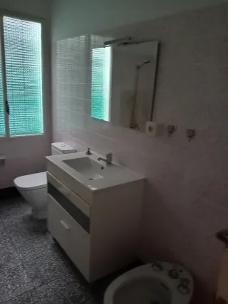 Lavabo completo porcelana y plástico todo el lote